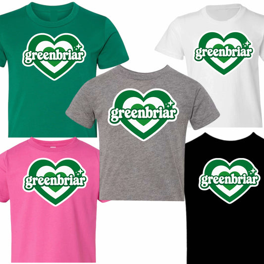 Greenbriar vintage heart tee
