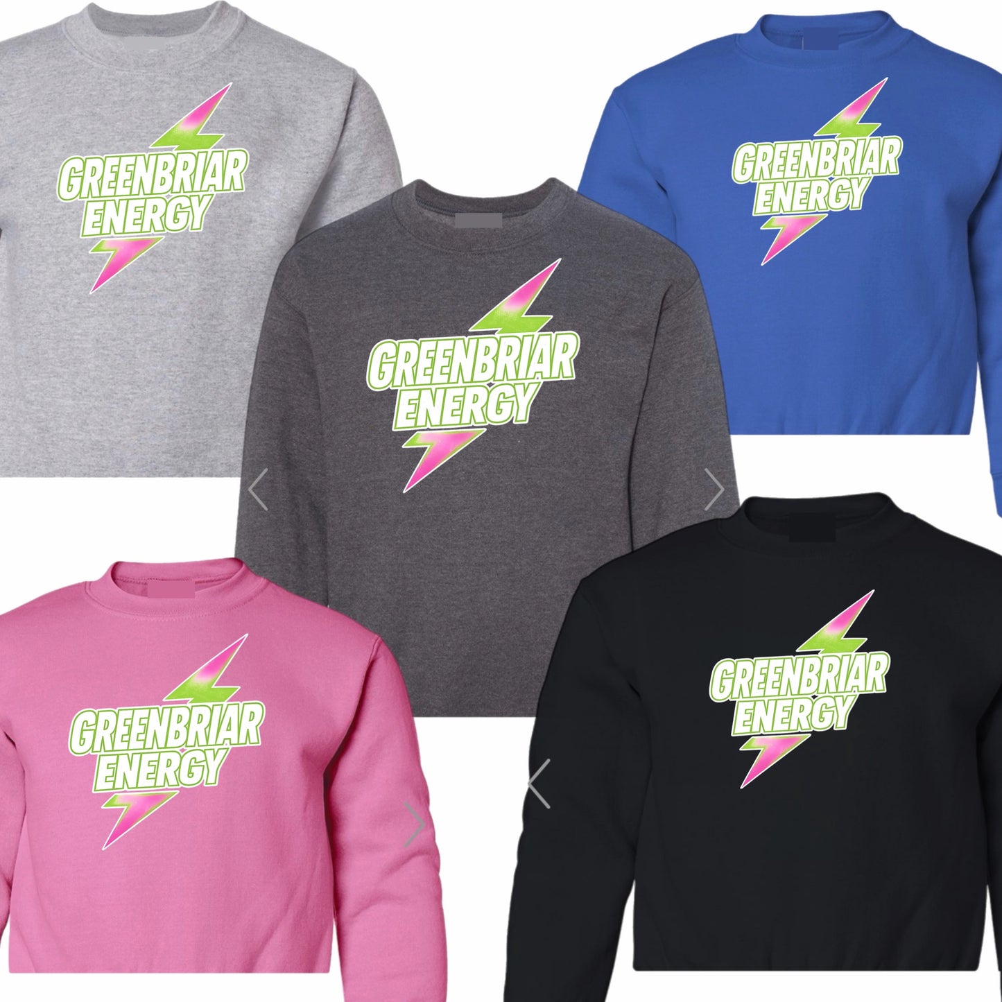 Greenbriar energy crewneck sweatshirt