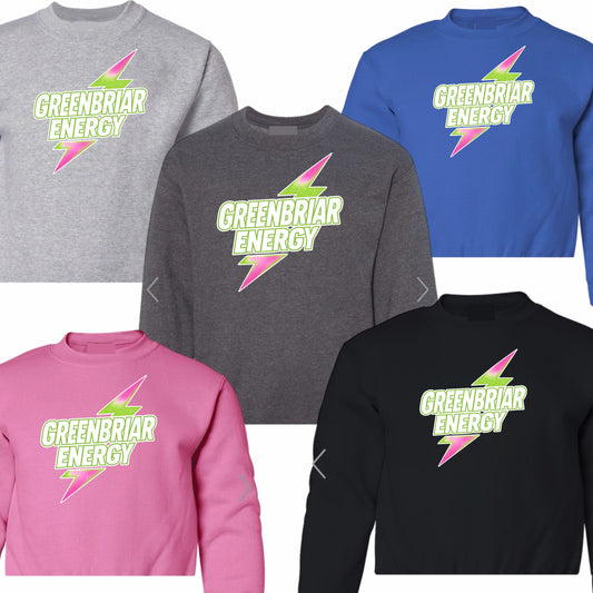Greenbriar energy crewneck sweatshirt
