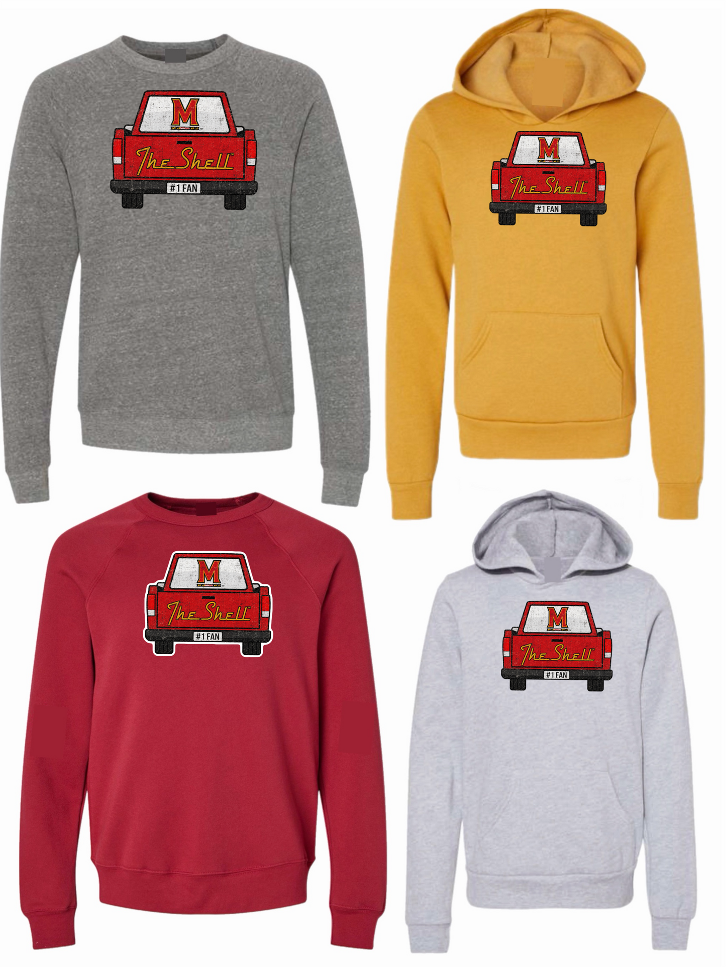 Boys/mens Maryland vintage truck sweatshirt