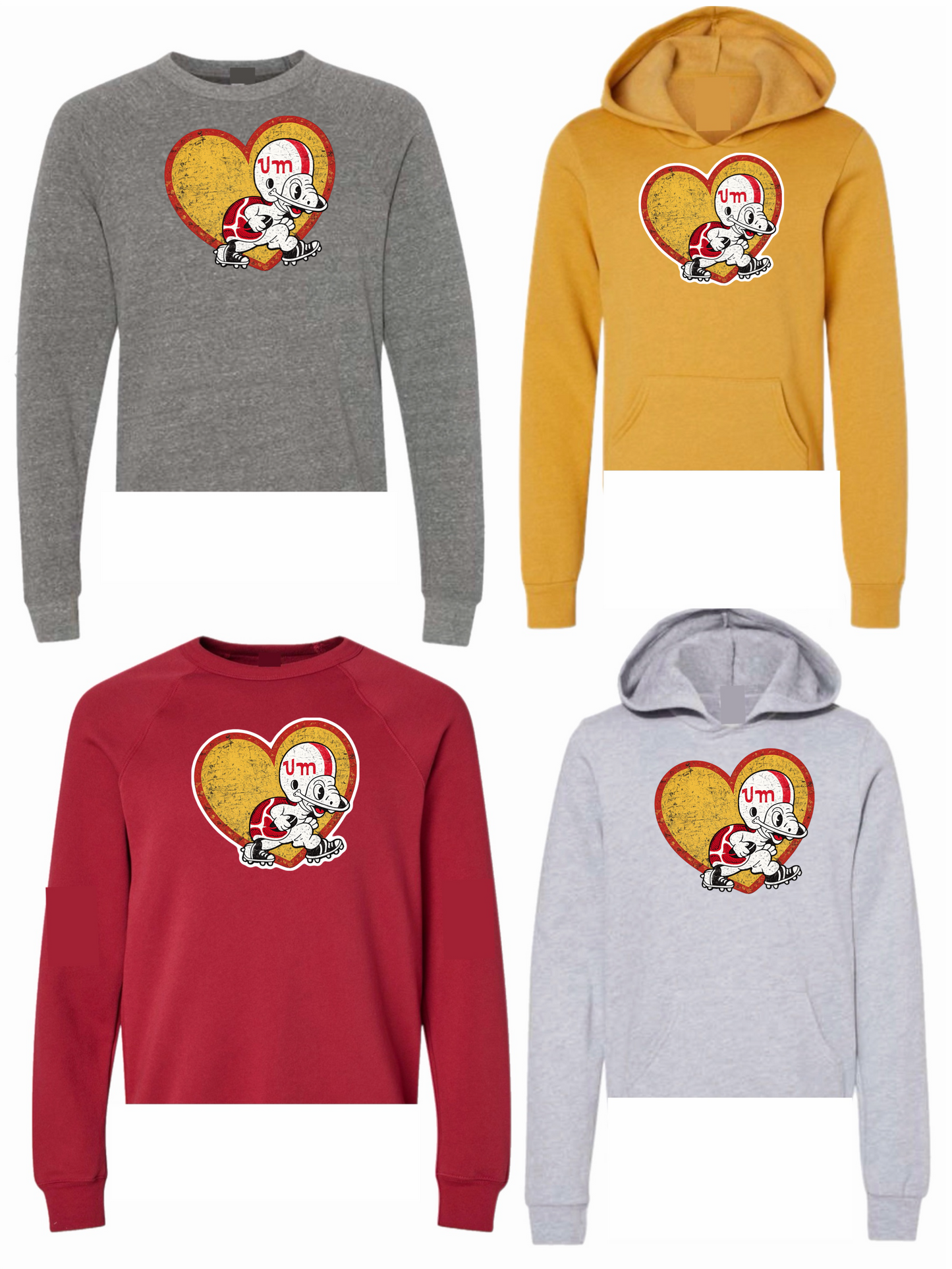 Girls/women’s Maryland vintage mascott sweatshirt