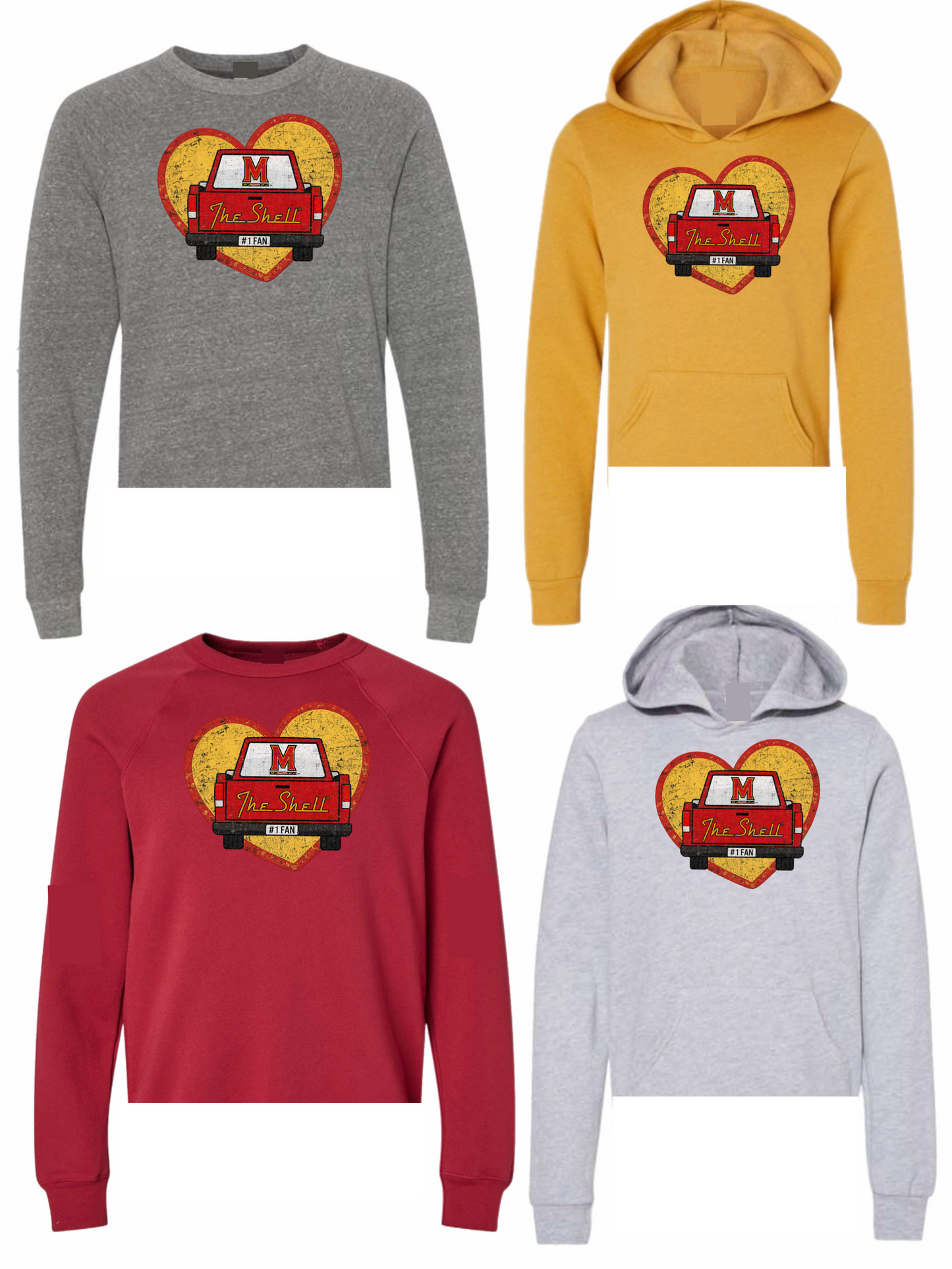 Girls/womens Maryland vintage truck sweatshirt