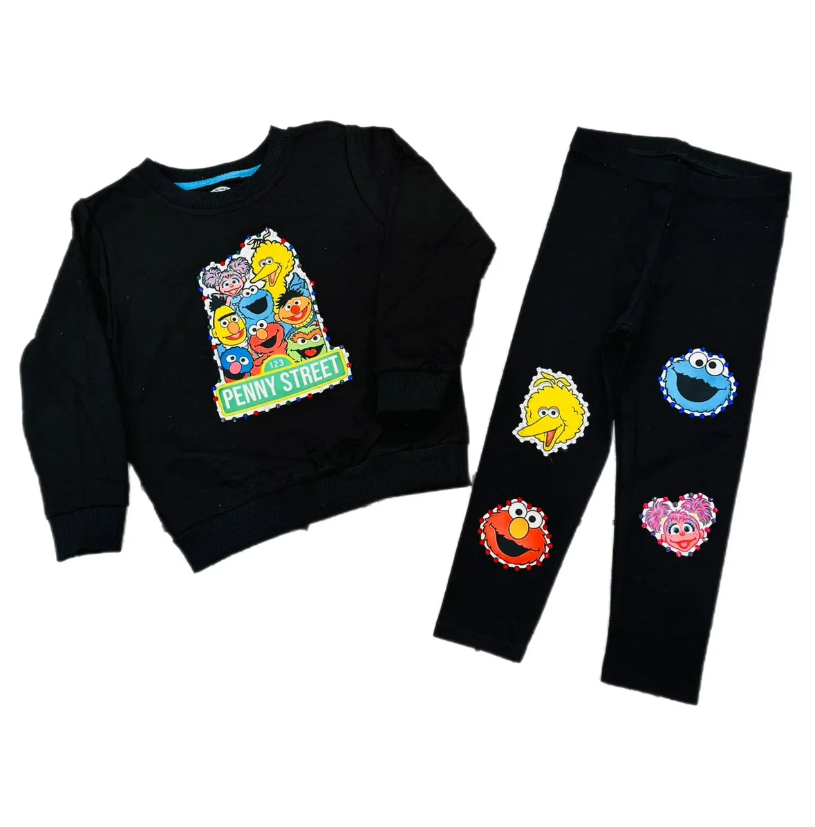 Personalized Sesame Street Crewneck & Leggings Set