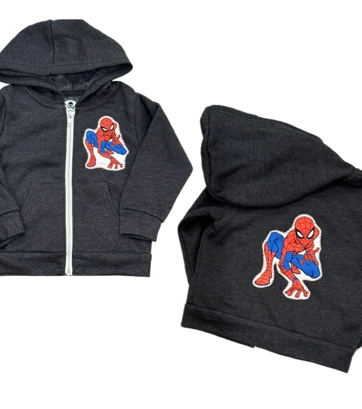 Spider superhero zip hoodie