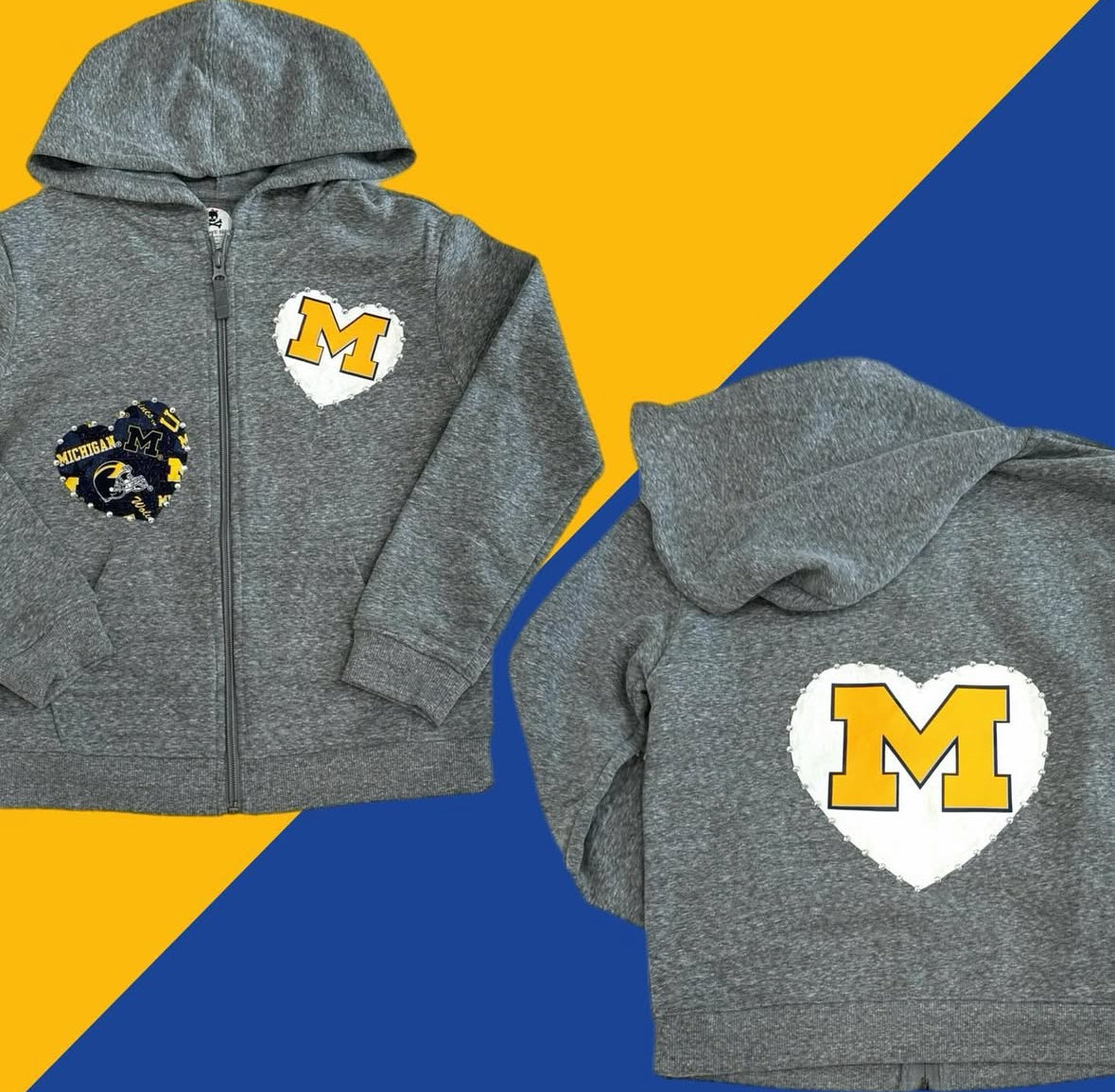 Michigan college girls hoodie