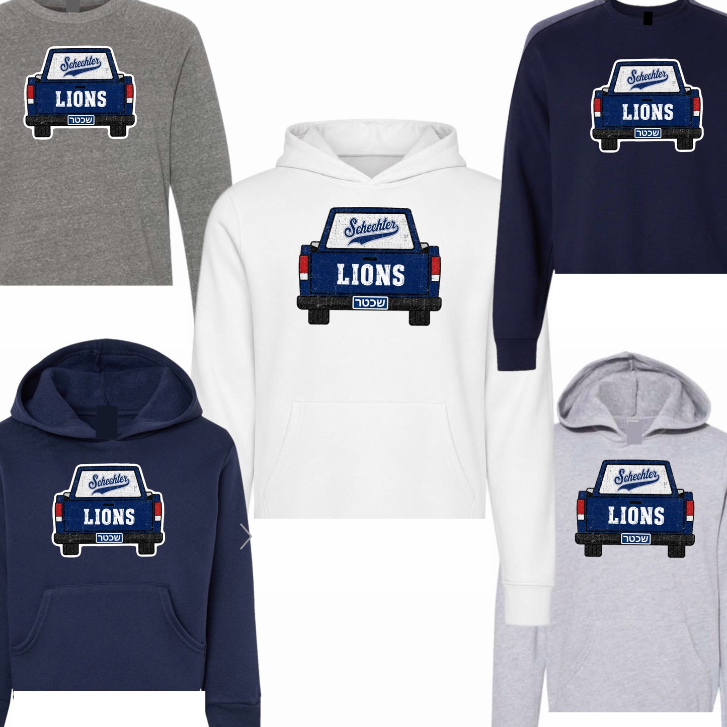 Vintage Truck Hoodie- Raw Hem