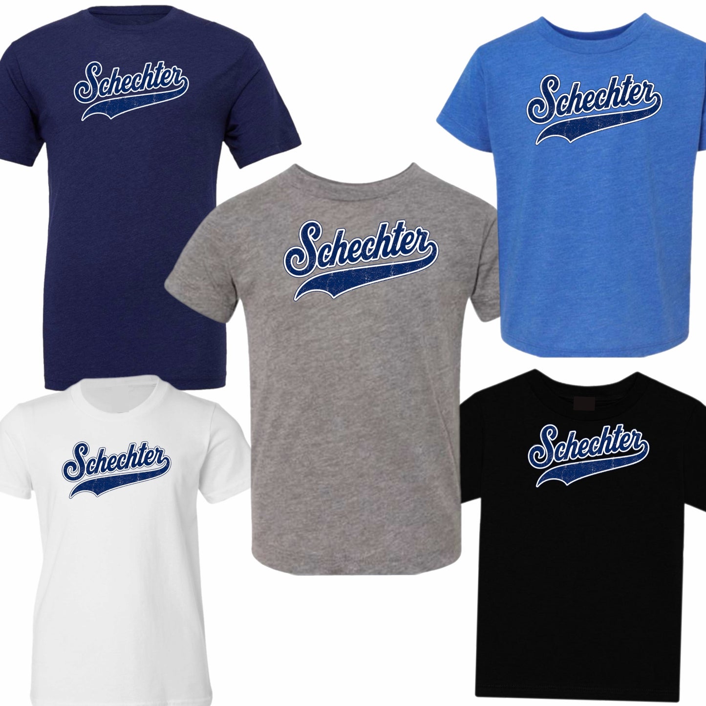 Vintage Cursive Letter Tee- Classic