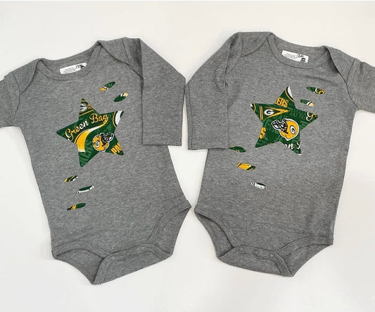 Green Bay Distressed Star One Piece