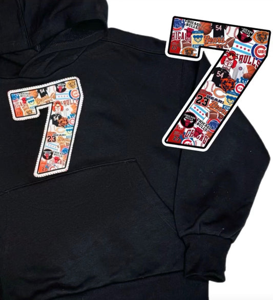 Number/theme BIRTHDAY sweatshirt