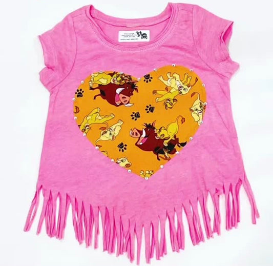 Lion King fringe tee