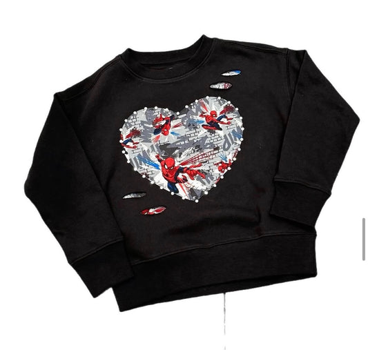 Spiderman Heart Crewneck