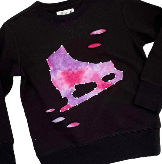 Tie-Dye Ice Skate Crewneck