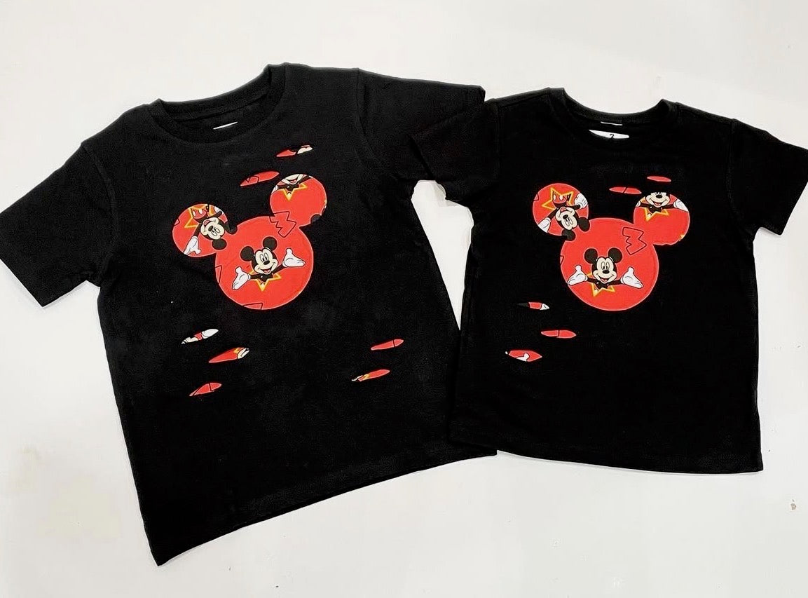 Mickey Ears Distressed Tee
