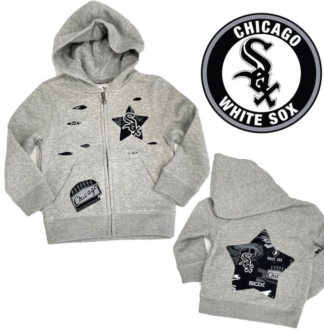 Chicago Baseball Star Zip-Up