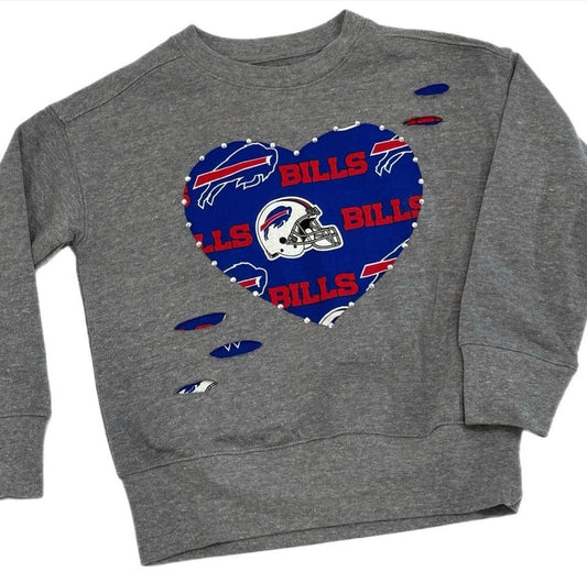 Buffalo Bills Heart Crewneck