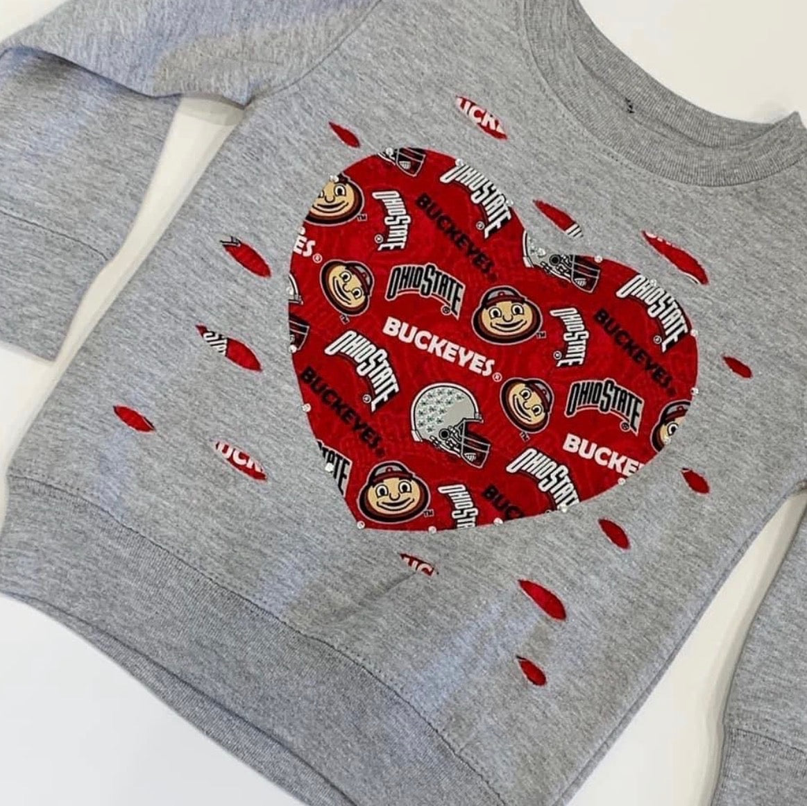 Ohio State Heart Crewneck