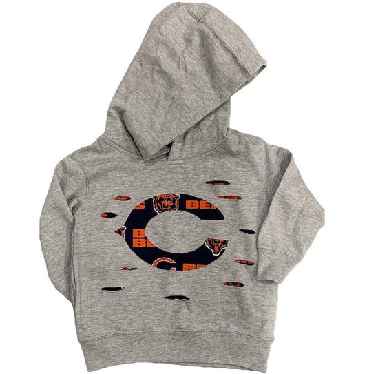 Chicago Bears Distressed Logo Hoodie