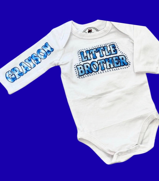 Little Brother Tie Dye Onesie