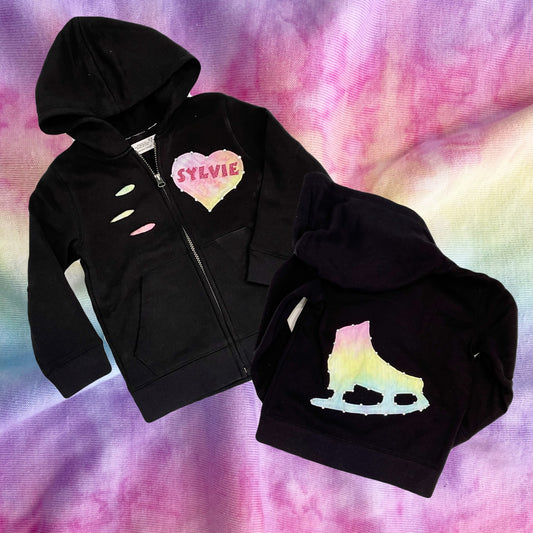 Tie-Dye Ice Skating Zip-Up
