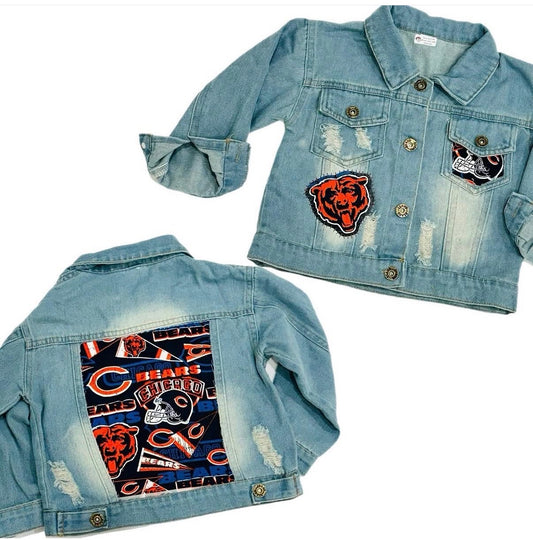 Denim Jacket- Chicago Bears