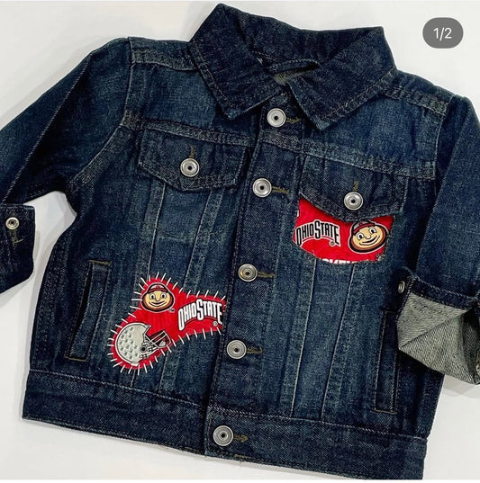 Denim Jacket- Ohio State