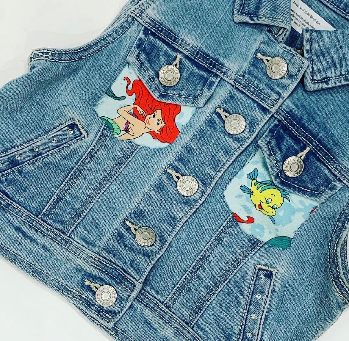 Denim Vest- Ariel