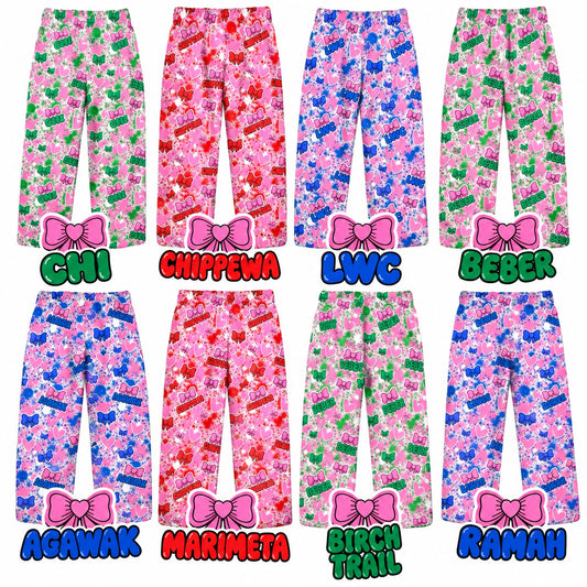 Bow Style Fleece Pants