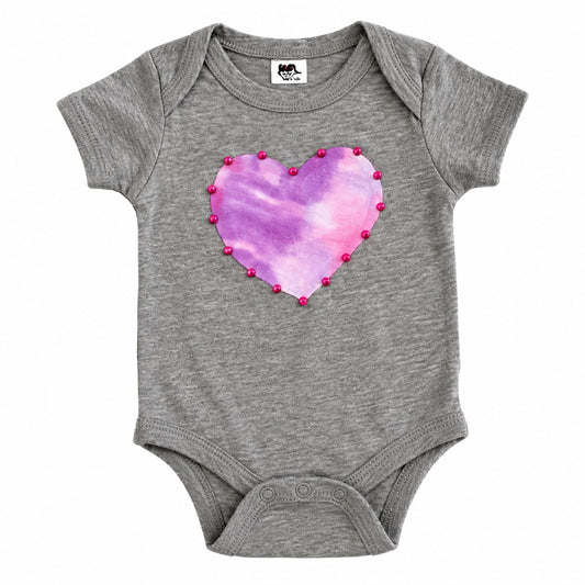 Tie-Dye Heart Bodysuit