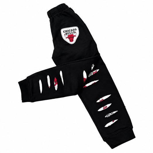 Chicago Bulls Distressed Joggers