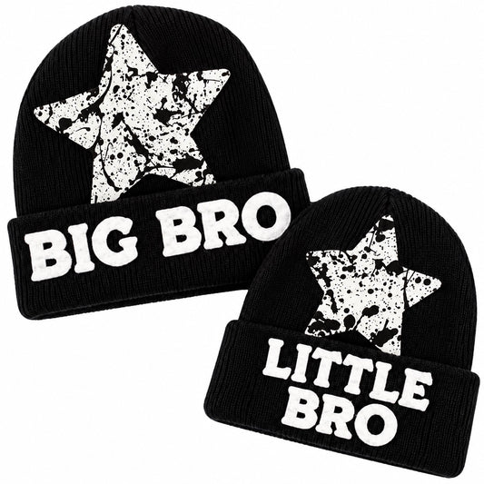 Big Bro & Little Bro Star Hats