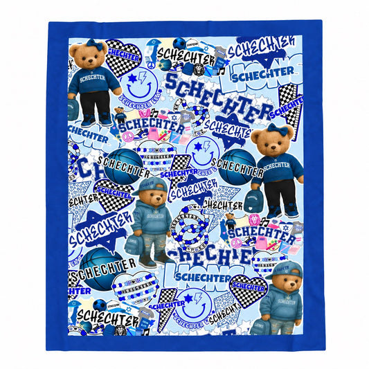 Schechter Collage Fleece Blanket