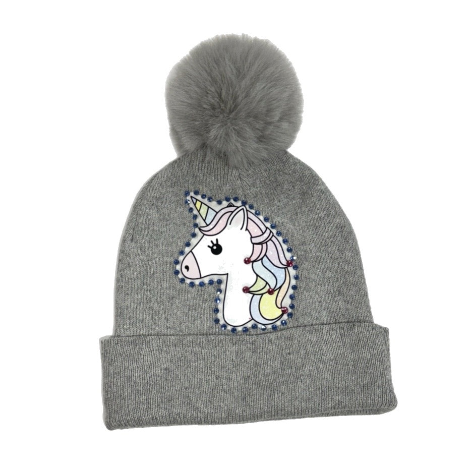 Unicorn Pom Hat