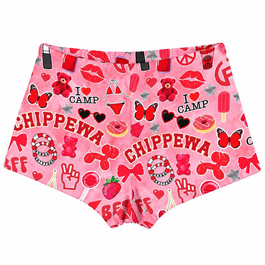 Chippewa Collage Fleece Shorts