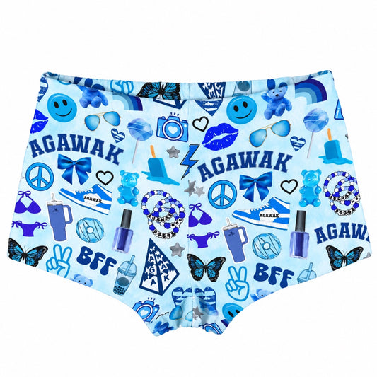 Agawak Collage Fleece Shorts