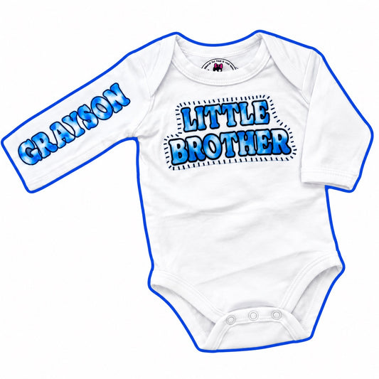 Little Brother Tie Dye Onesie