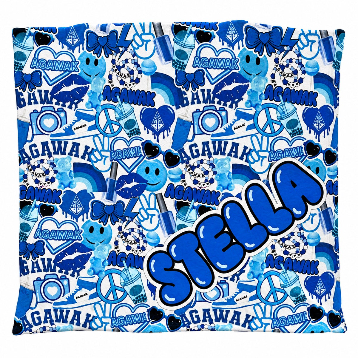 Agawak Personalized Collage Blanket