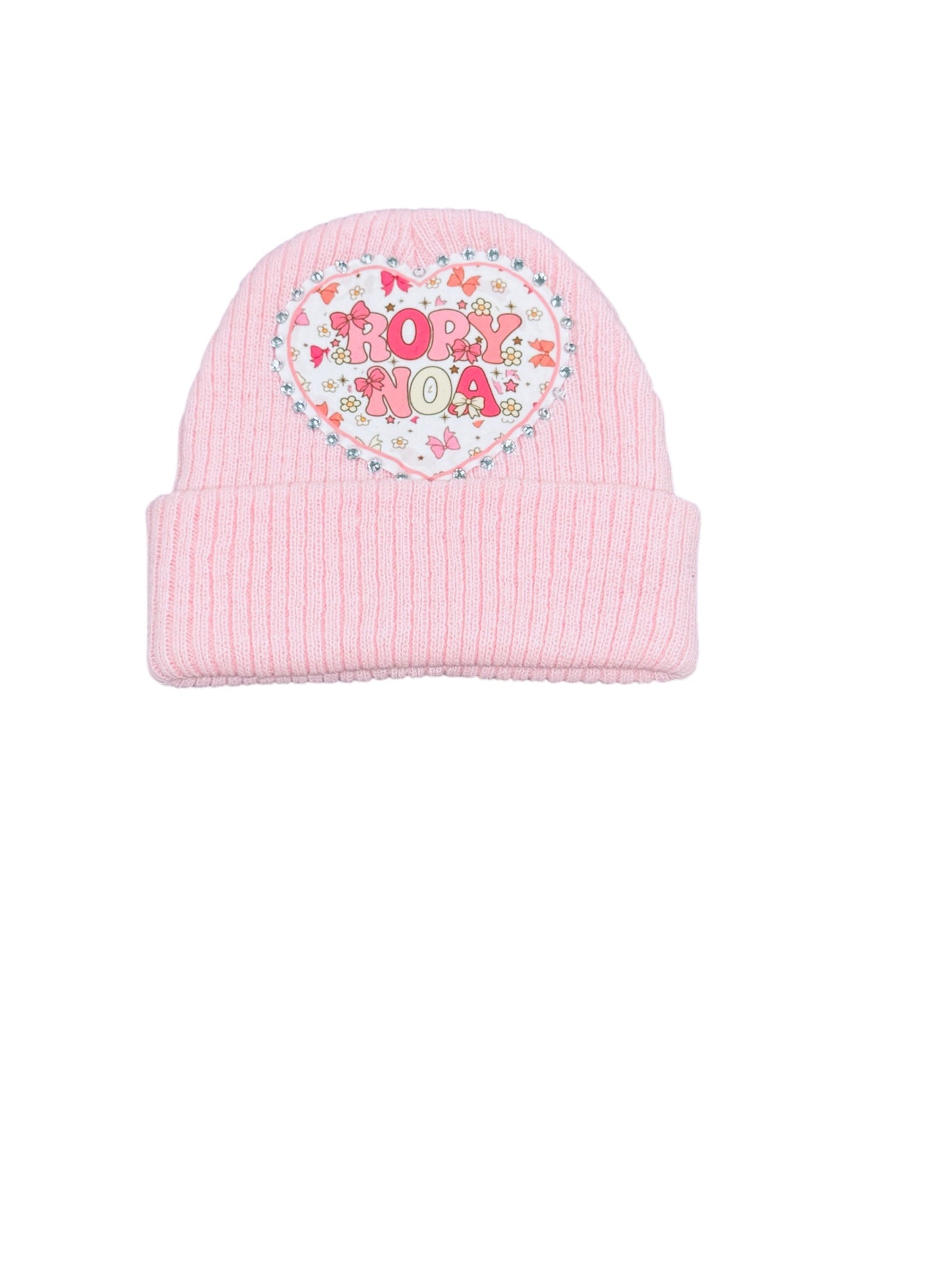 Floral & Bow Beanie