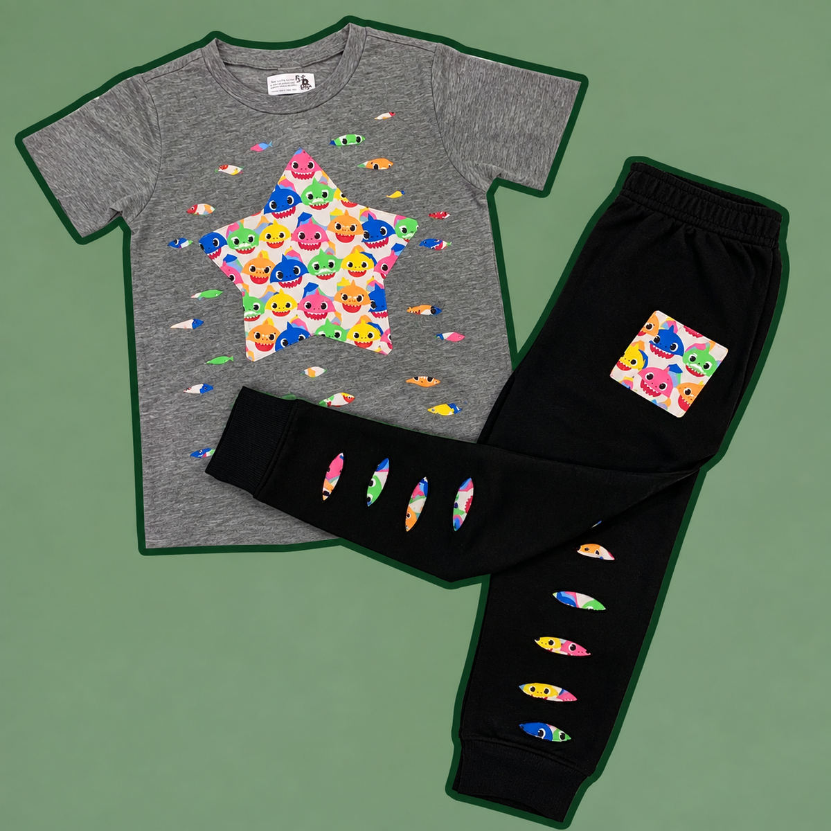 “Baby Shark” Tee & Joggers Set